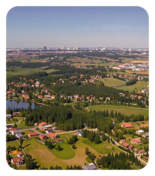 Kraków o zachodzie słońca